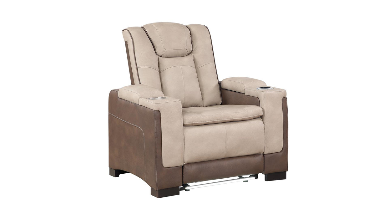 Bruno Recliner – Bruno Recliner Brown by Galaxy Home Furnishings