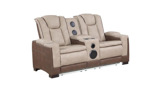 Bruno Loveseat – Bruno Loveseat Brown by Galaxy Home Furnishings