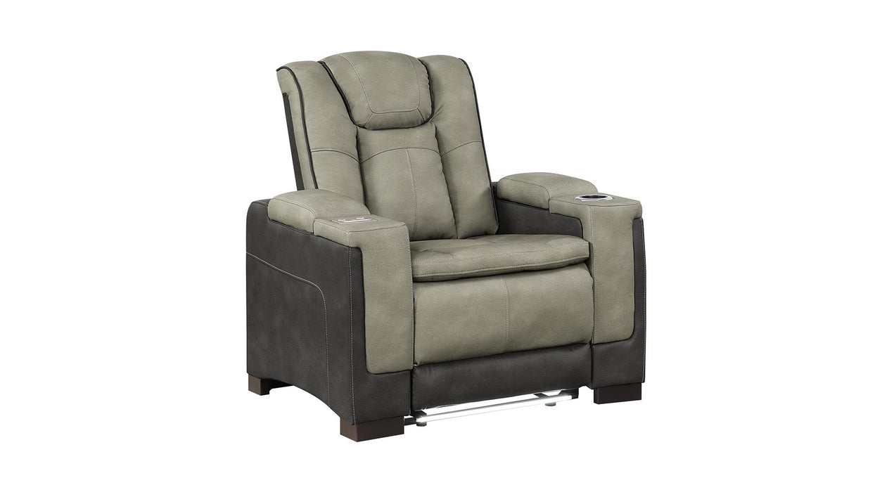 Bruno Recliner – Bruno Recliner Gray by Galaxy Home Furnishings