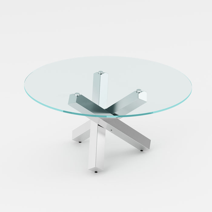 Contemporary 35" Round Cocktail Table