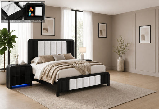 Beckett Bed - White/Black