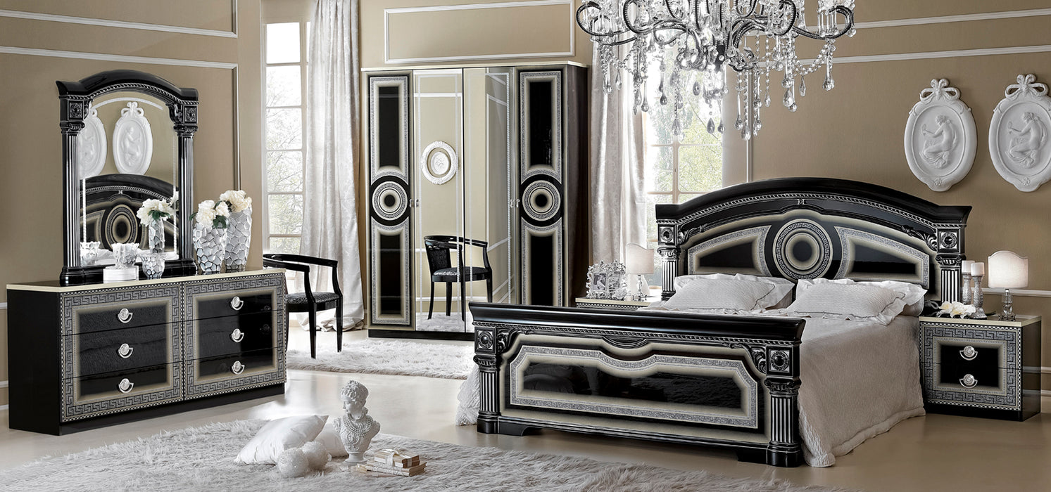 Aida Bed Black/Silver