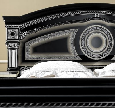 Aida Bed Black/Silver