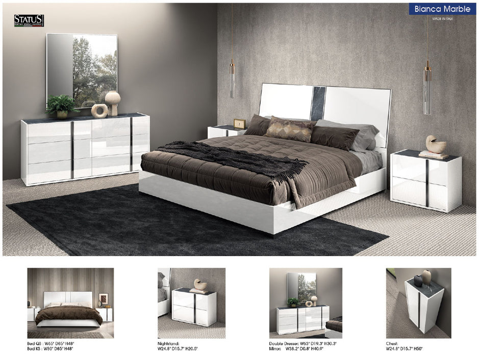 Bianca Marble King size Bed