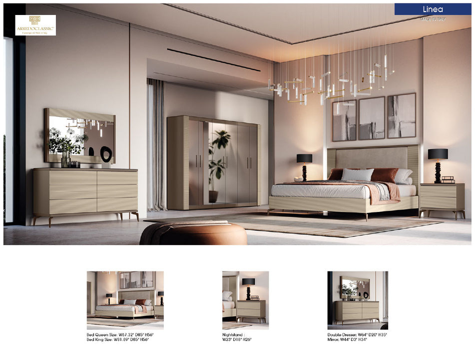 Linea Queen size Bed