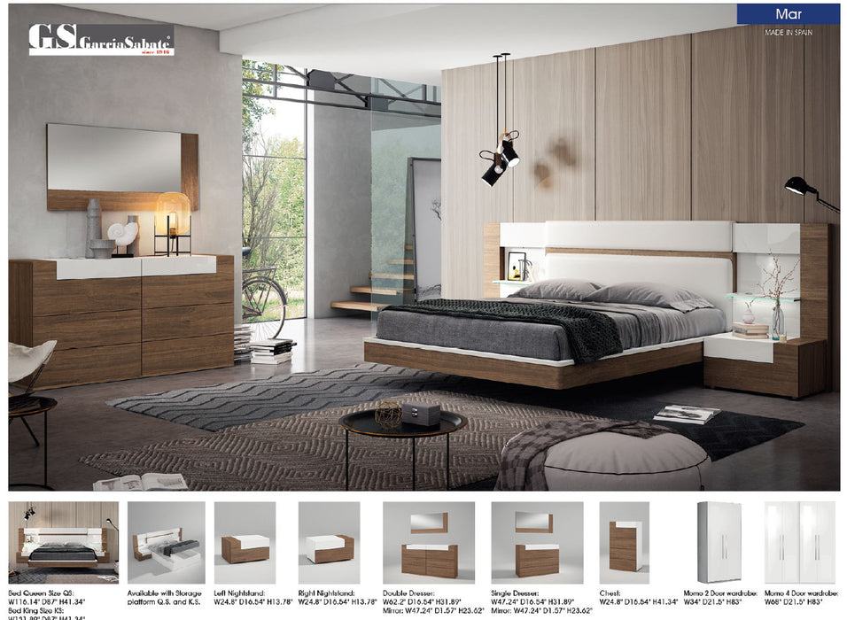 Mar King size Bed