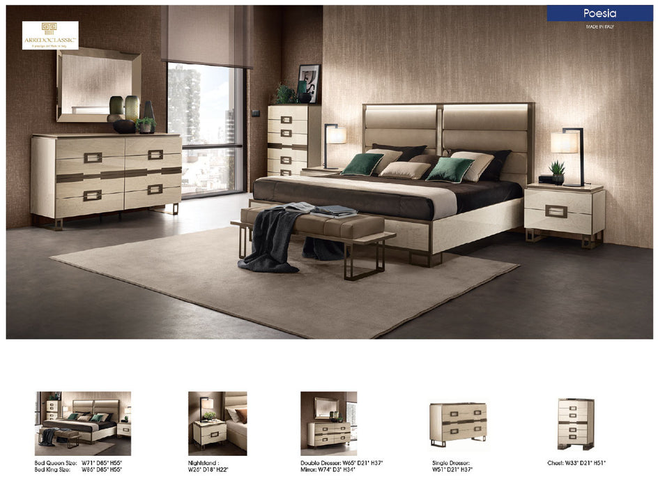 Poesia Beds with Frames