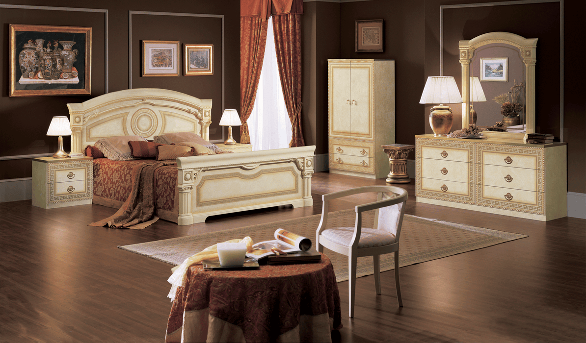 Aida Ivory Bedroom w/Gold, Camelgroup Italy