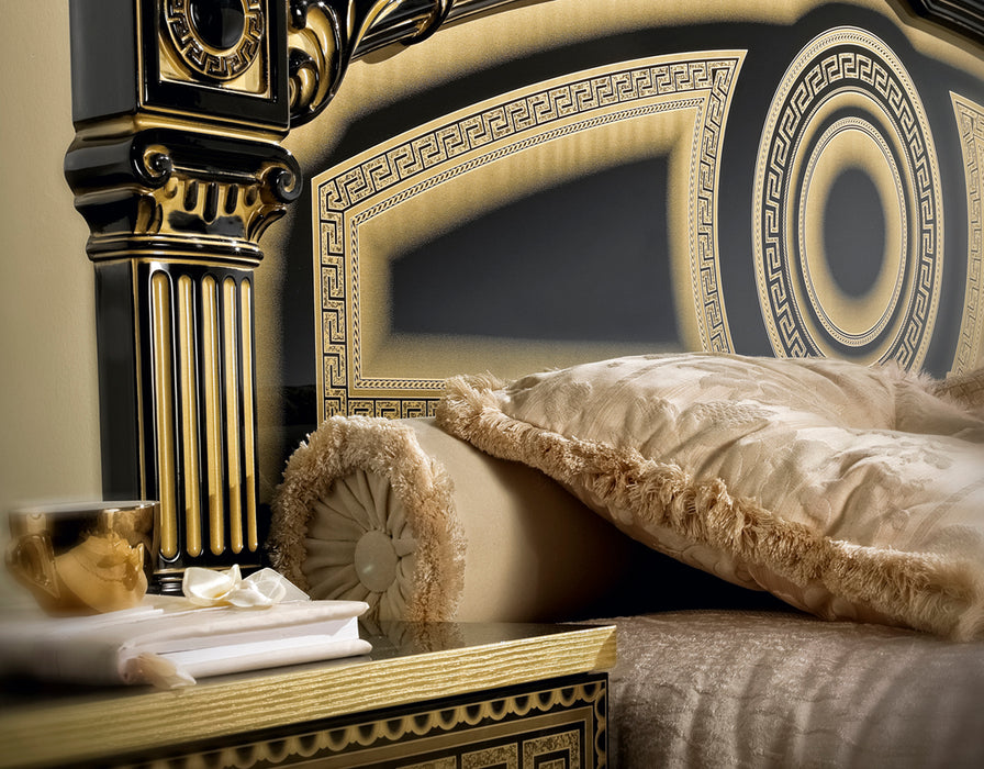 Aida Bed Black w/Gold