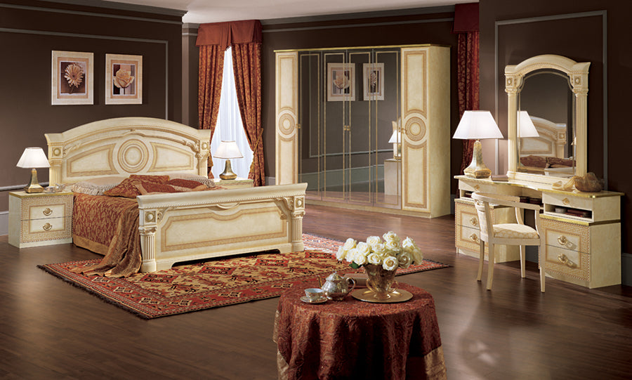 Aida Ivory Bedroom w/Gold, Camelgroup Italy