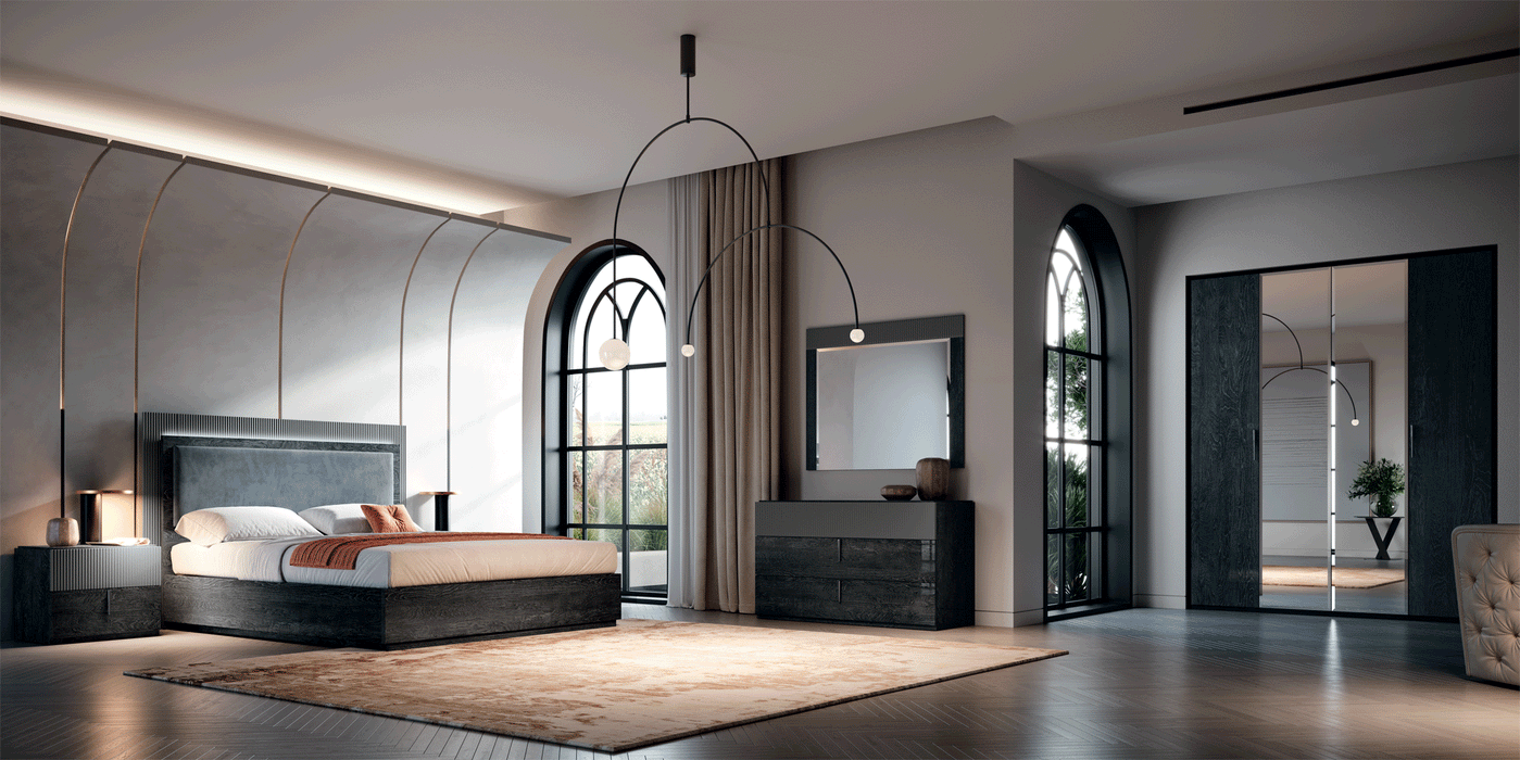 Onyx Single Dresser / Mirror