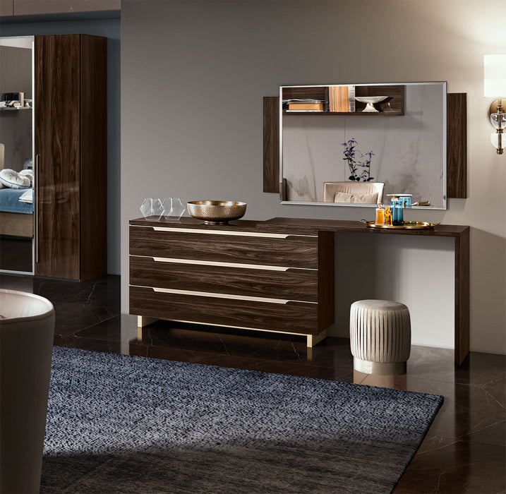 Smart Single Dresser Walnut
