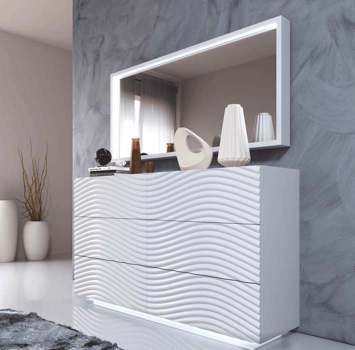 Wave Dressers / mirrors White