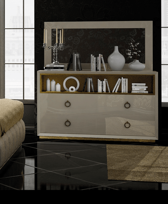 Velvet Mirror for Double dresser