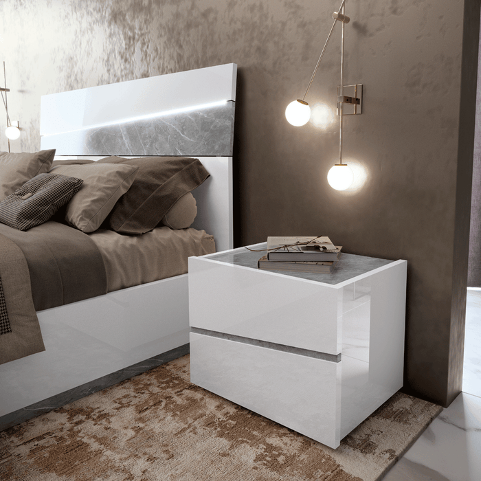 Alba Bed w/ Light, Italy