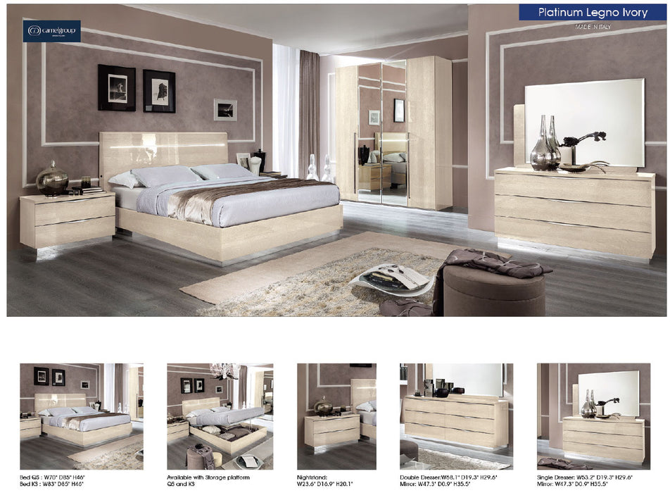 Platinum Bedroom BETULLIA SABBIA by Camelgroup – Italy
