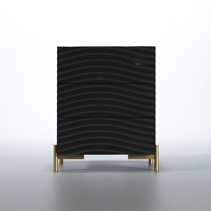 Wave Bedroom Dark grey