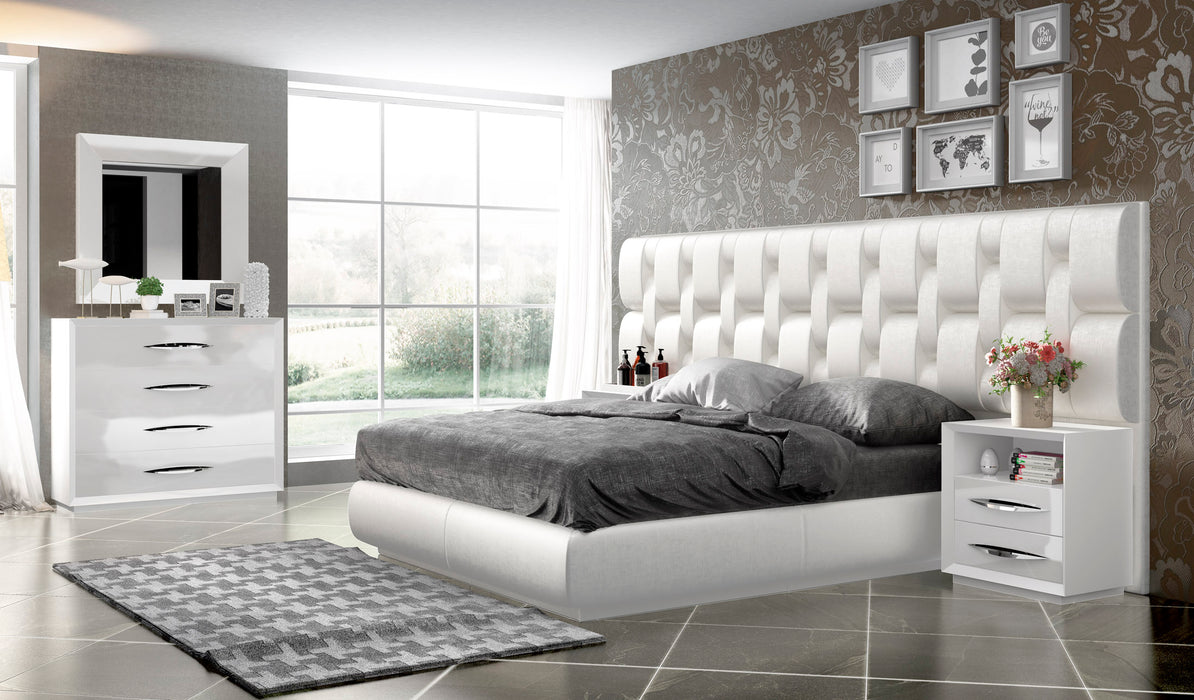 Emporio White Bed with Frames
