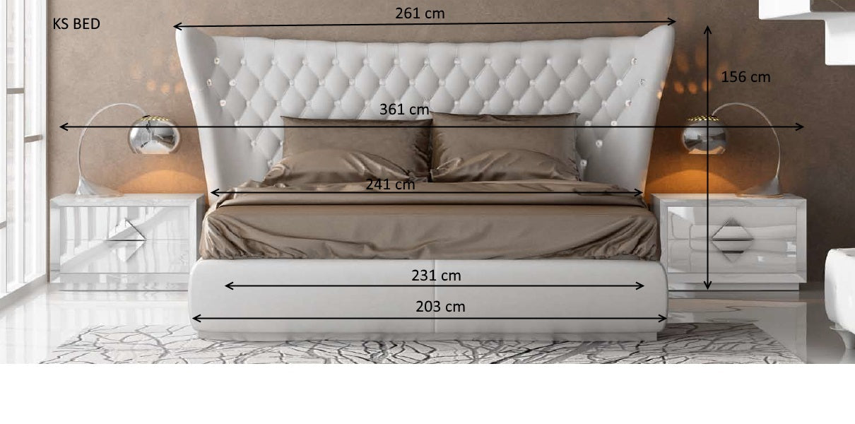 Miami Bed with Frames