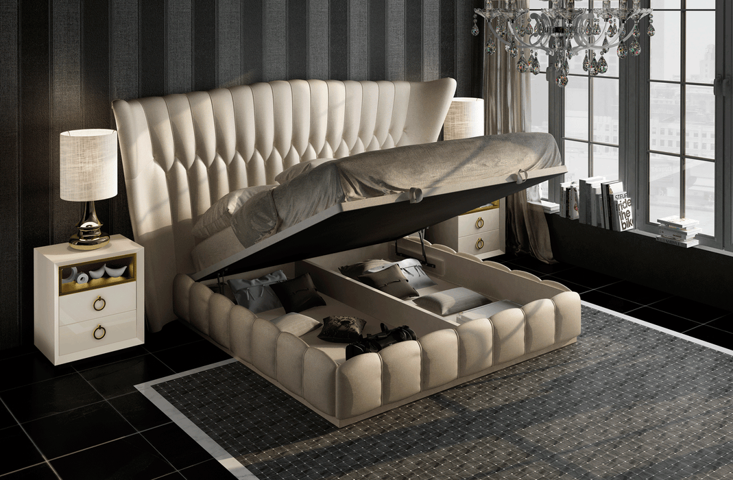 Velvet King size Bed