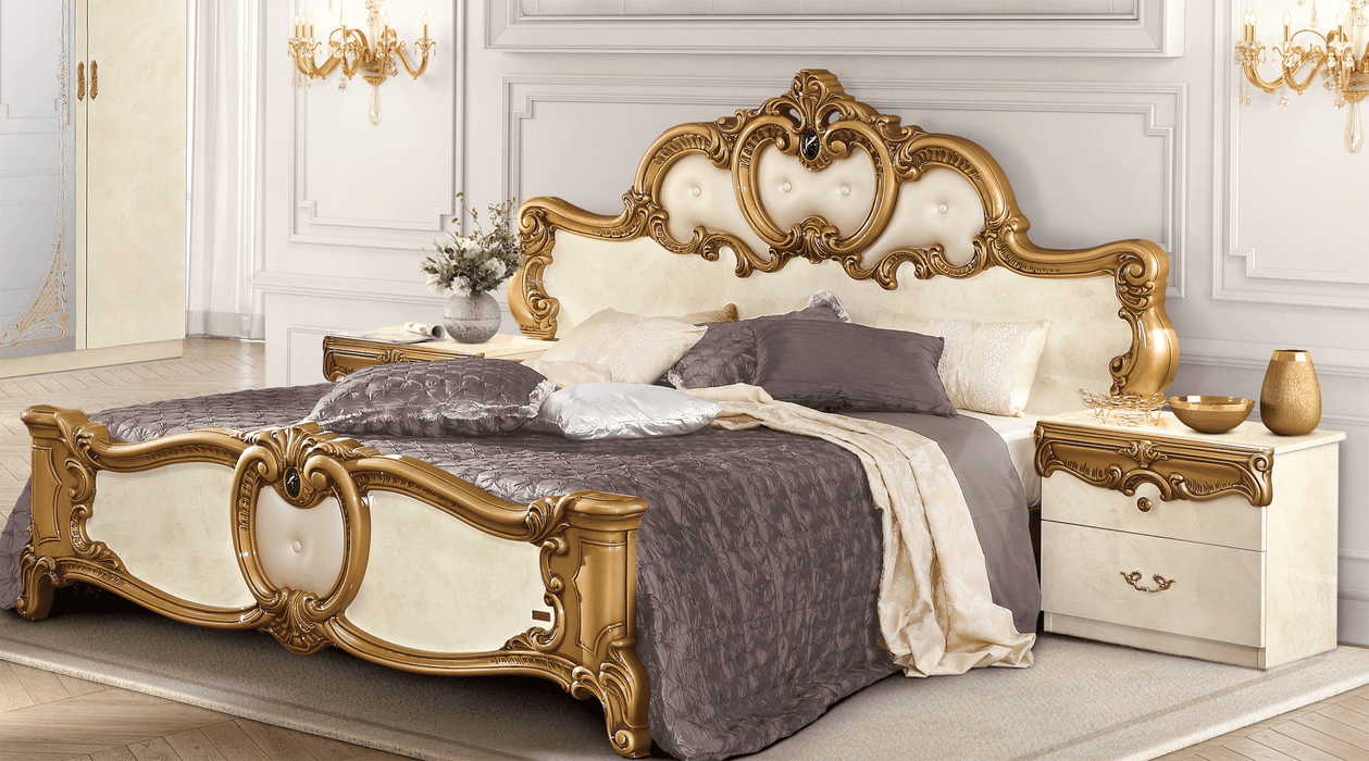 Barocco Ivory/Gold Nightstand