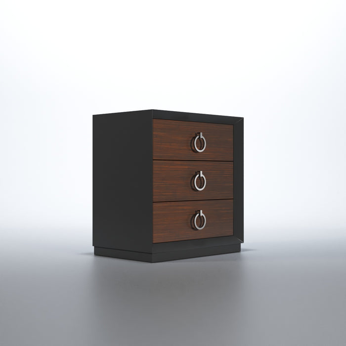 Emporio Black Nightstand