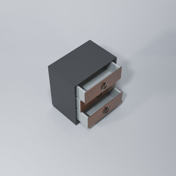 Emporio Black Nightstand