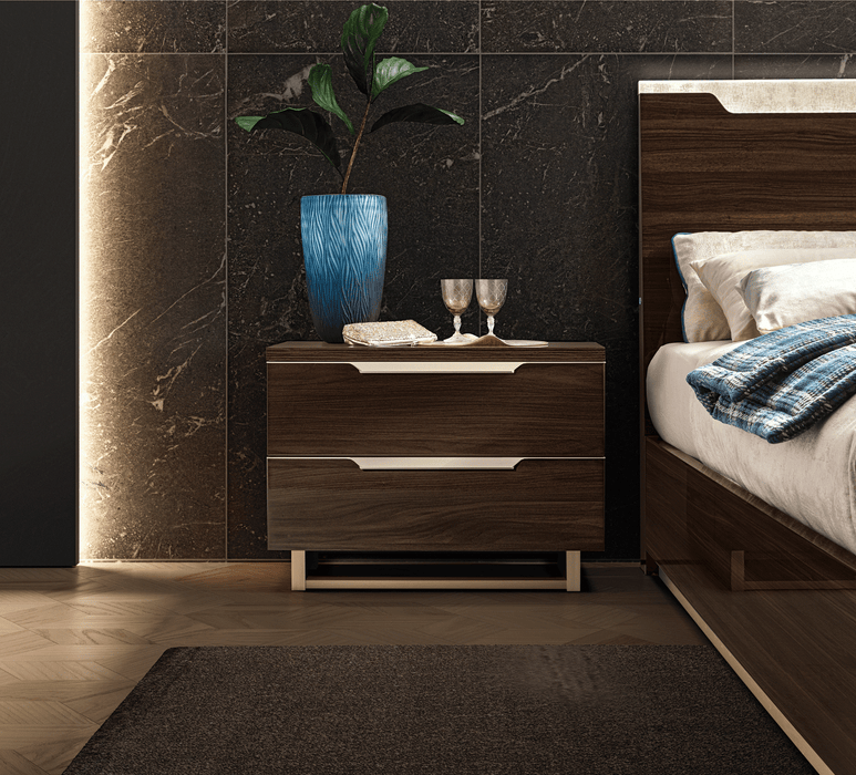 Smart Nightstand Walnut