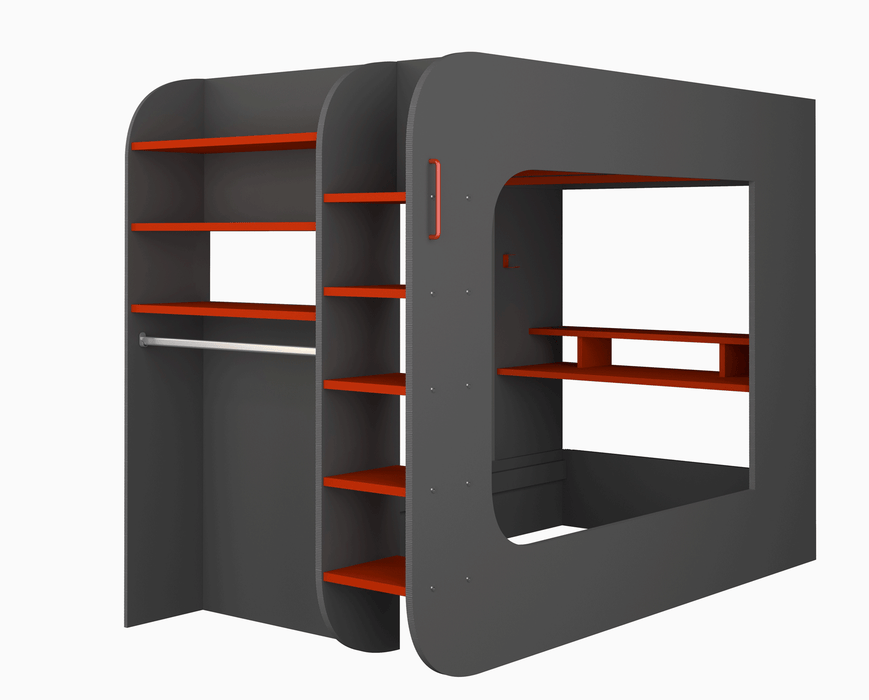 Gamer Bed Red & Black
