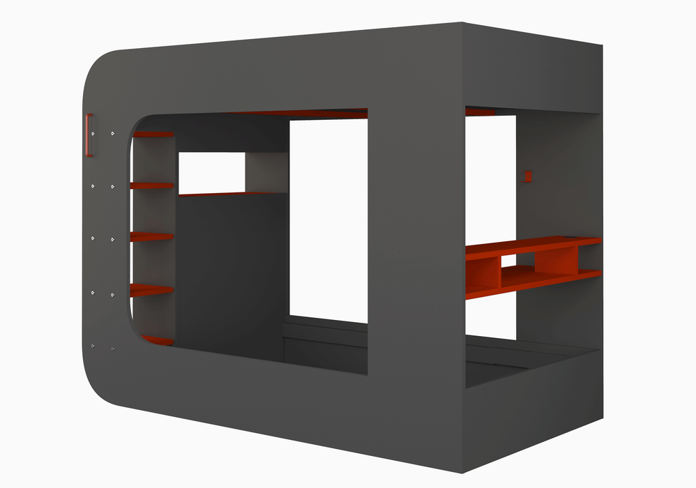 Gamer Bed Red & Black