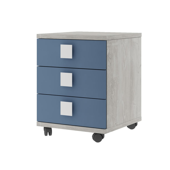 Jazz Kids Bedroom Oak Blue