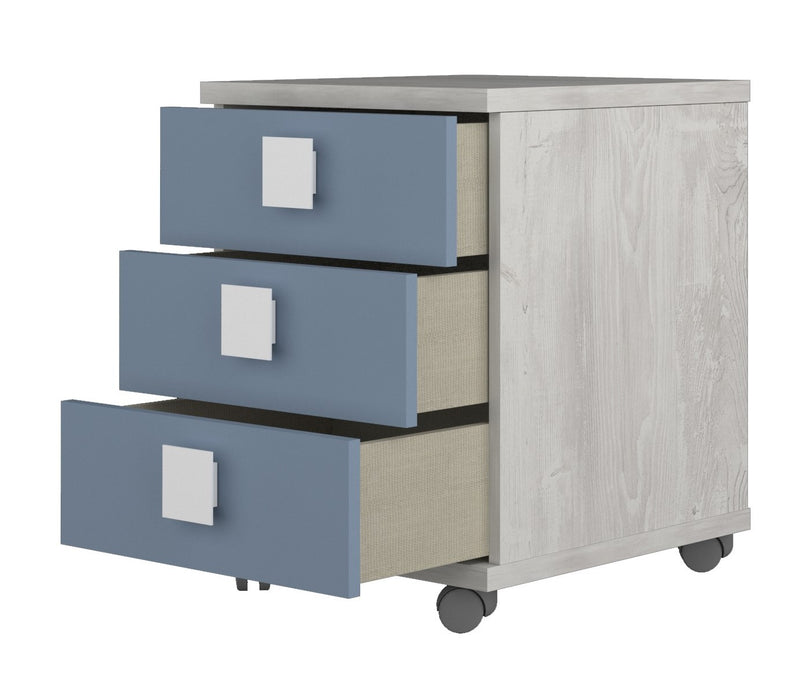 Jazz Kids Bedroom Oak Blue