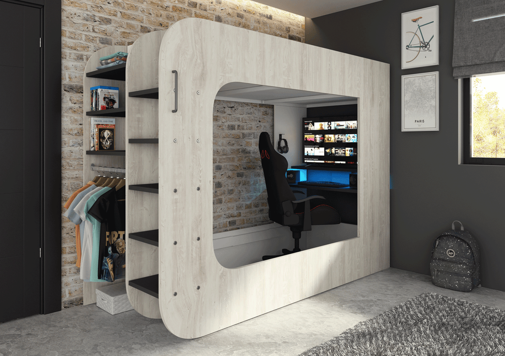 Gamer Bed 35.43" x 78.7" Natural Color