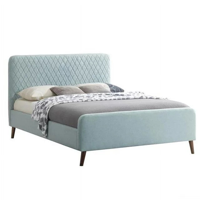 Roza Velvet Queen Bed