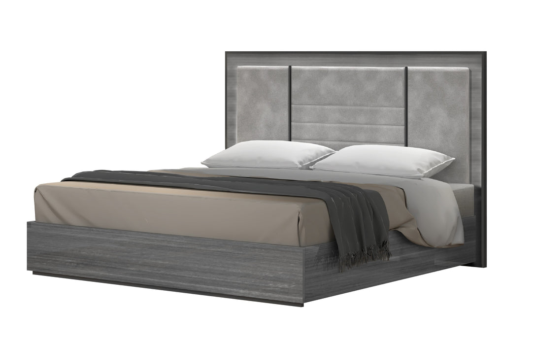 Blade Premium Bed in Light Moon Grey 