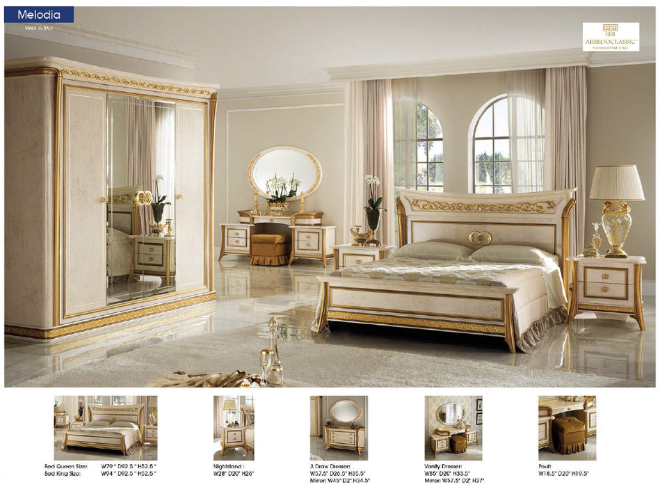 Melodia King size Bed