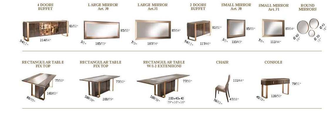 Essenza Dining by Arredoclassic, Italy