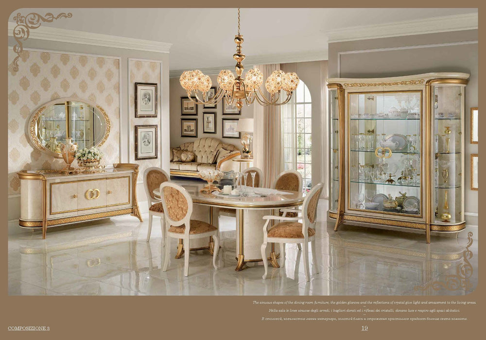 Melodia 3 Door Buffet w/Mirror