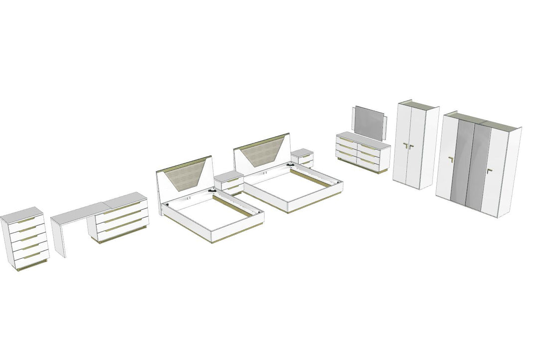 Smart Bedroom White by Camelgroup – Italy
