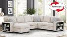 Cairo Sectional – Cairo Sectional Beige by Galaxy Home Furnishings