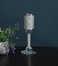 Ambrose Exquisite Small Candle Holder (2.75 L x 2.75 W x 10.25 H)