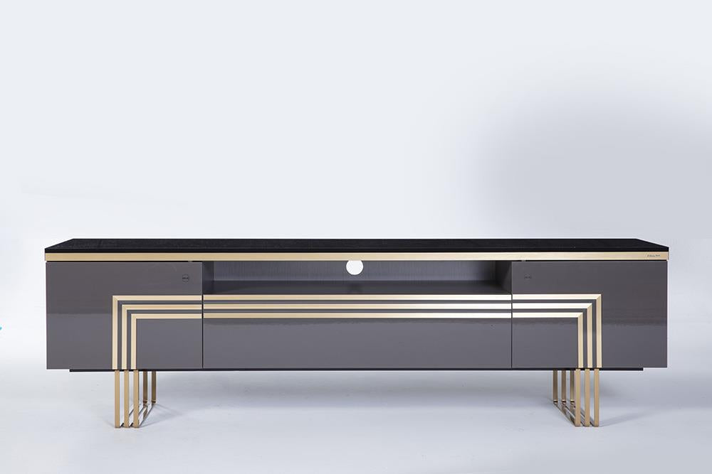 Carlino TV Stand - Prada Grey