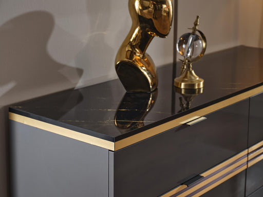 Carlino 6 Drawer Dresser - Prada Gray