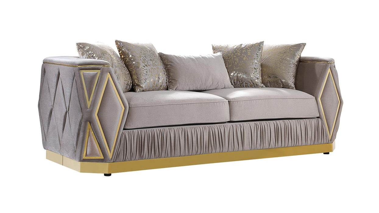 Cavalli Sofa – Cavalli Sofa Taupe by Galaxy Home Furnishings