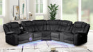 Challenger Sectional – Challenger Sectional Sofa Black by Galaxy Home Furnishings