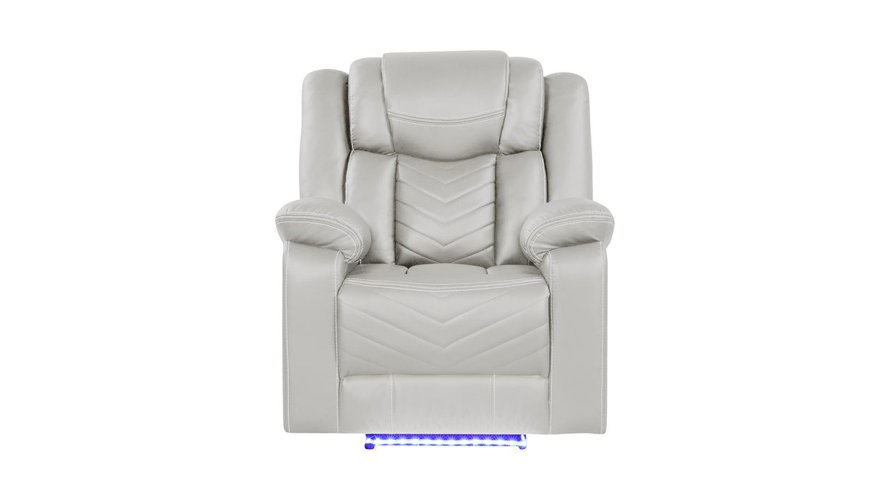 Challenger Recliner – Challenger Recliner Ice by Galaxy Home Furnishings