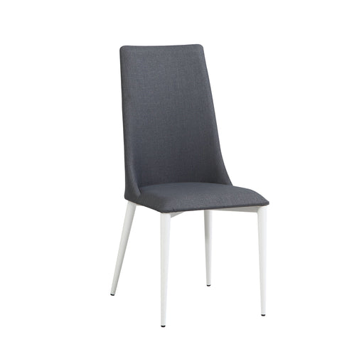 Contemporary Curved-Back Side Chair - 4 per box CHLOE-SC-GRY
