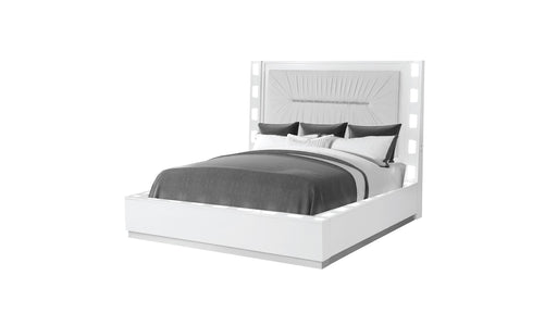 Coco Bed – Coco King Bed Milky White by Galaxy Home Furnishings
