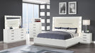 Coco Bedroom Set – Coco Queen 5 Pc Bedroom Set in Milky White by Galaxy Home Furnishings