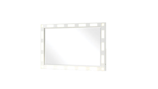 Coco Mirror – Coco Mirror Milky White by Galaxy Home Furnishings